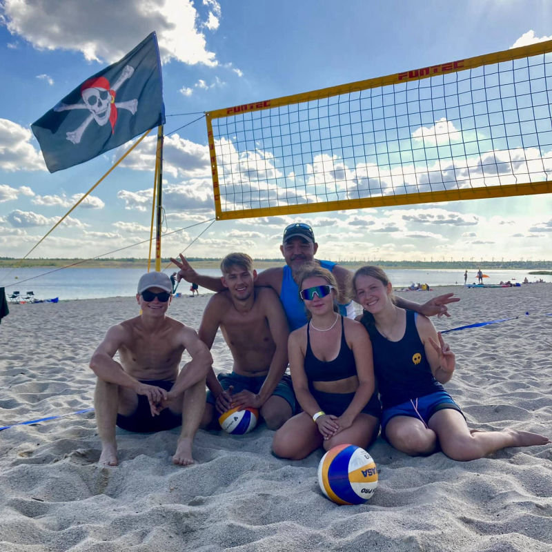Team Seenlandpiraten Strandtest am Räschener See