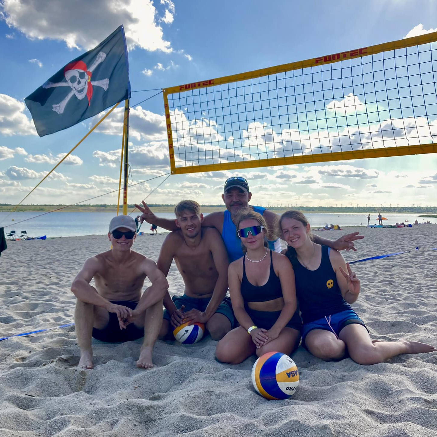 Team Seenlandpiraten Strandtest am Räschener See